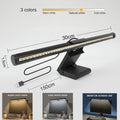 USB Powered LED Computer Screen Hanging Light Bar 30CM LED Monitor Lights Bar Dimming  Lighting for Work Gaming Read Table Lamp