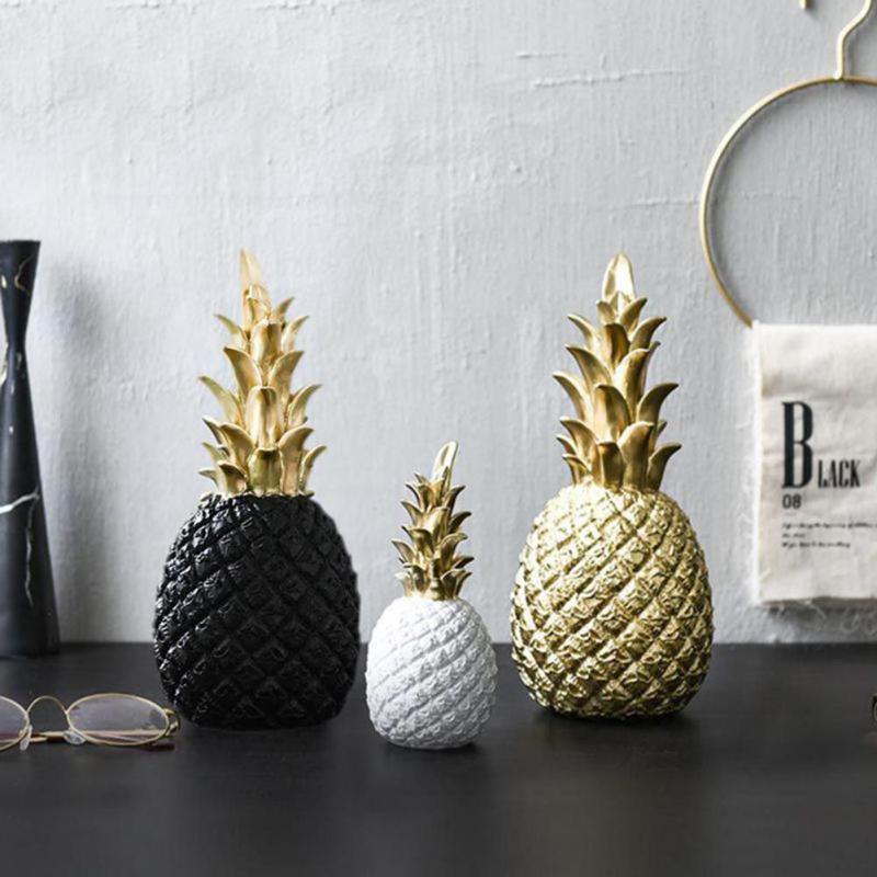 decoracion piña dorada