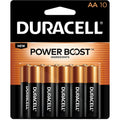 AA SIZE 10 PACK ALKALINEBATTERY COPPER TOP