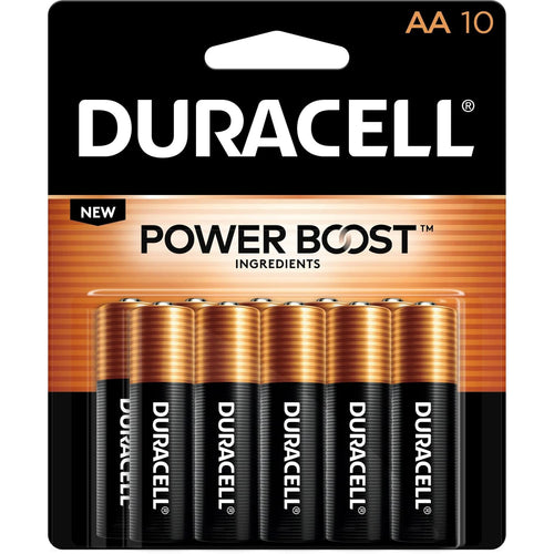 AA SIZE 10 PACK ALKALINEBATTERY COPPER TOP