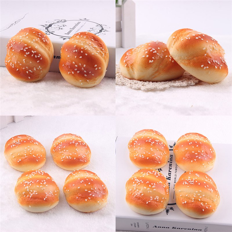 PU Sesame Flower Roll Bread - Foam Slow Rebound Toy